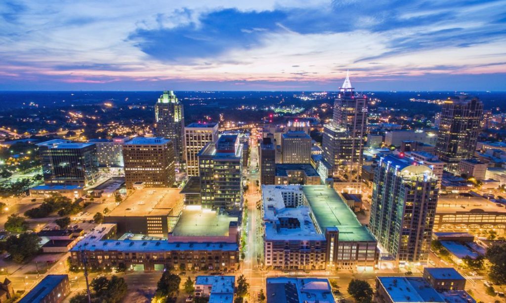 RestoreNest team performing water damage restoration in Raleigh, NC for property maintenance services.
