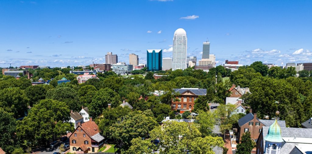 RestoreNest Property Solutions team conducting water damage restoration in Winston-Salem, NC, ensuring effective recovery.